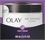 Olay Anti-Aging Crème de nuit, Hydratant & Hydratant du visage brillant, 60 mL