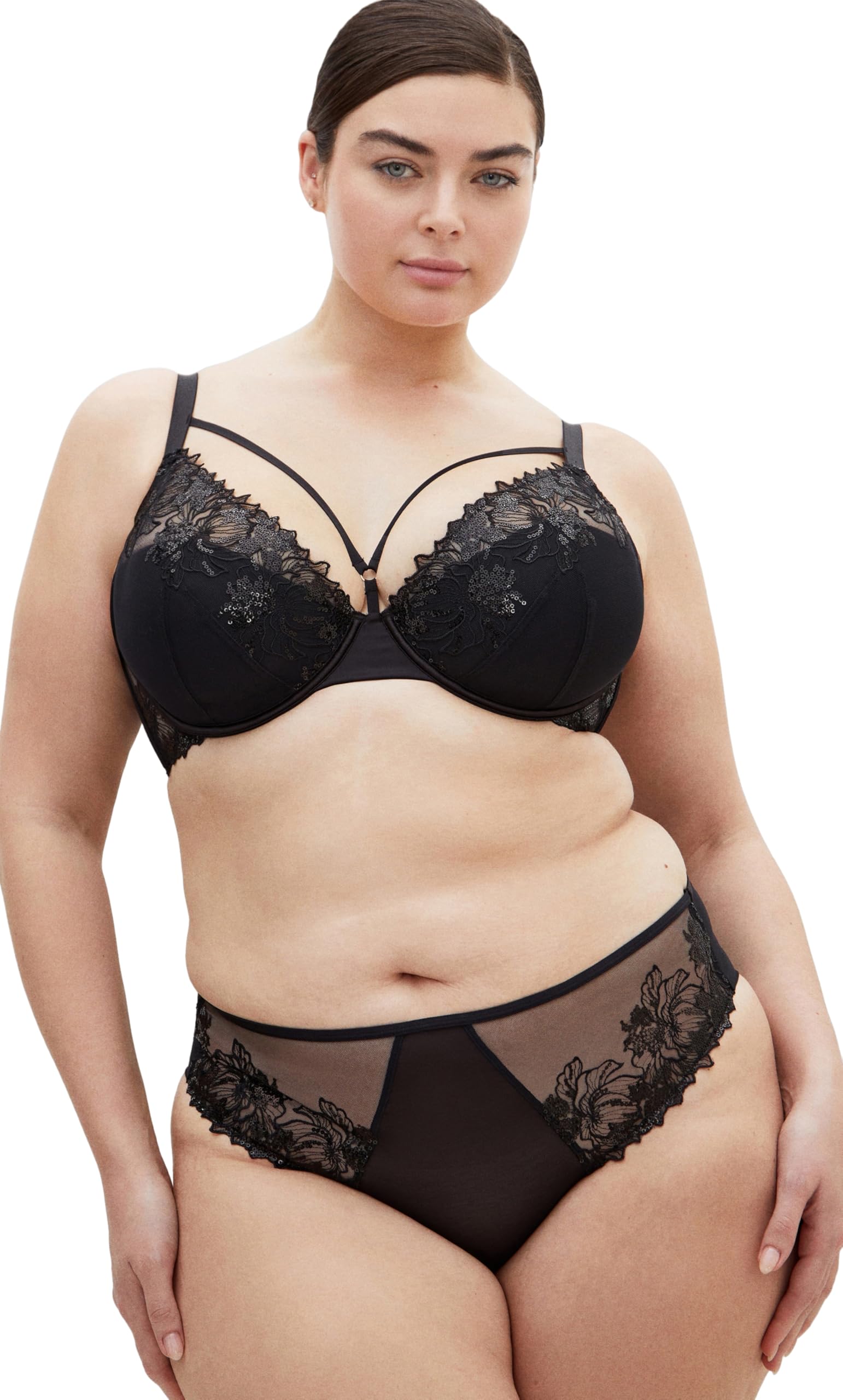 City Chic Women's Plus Size Bra - Tara Plunge Contour