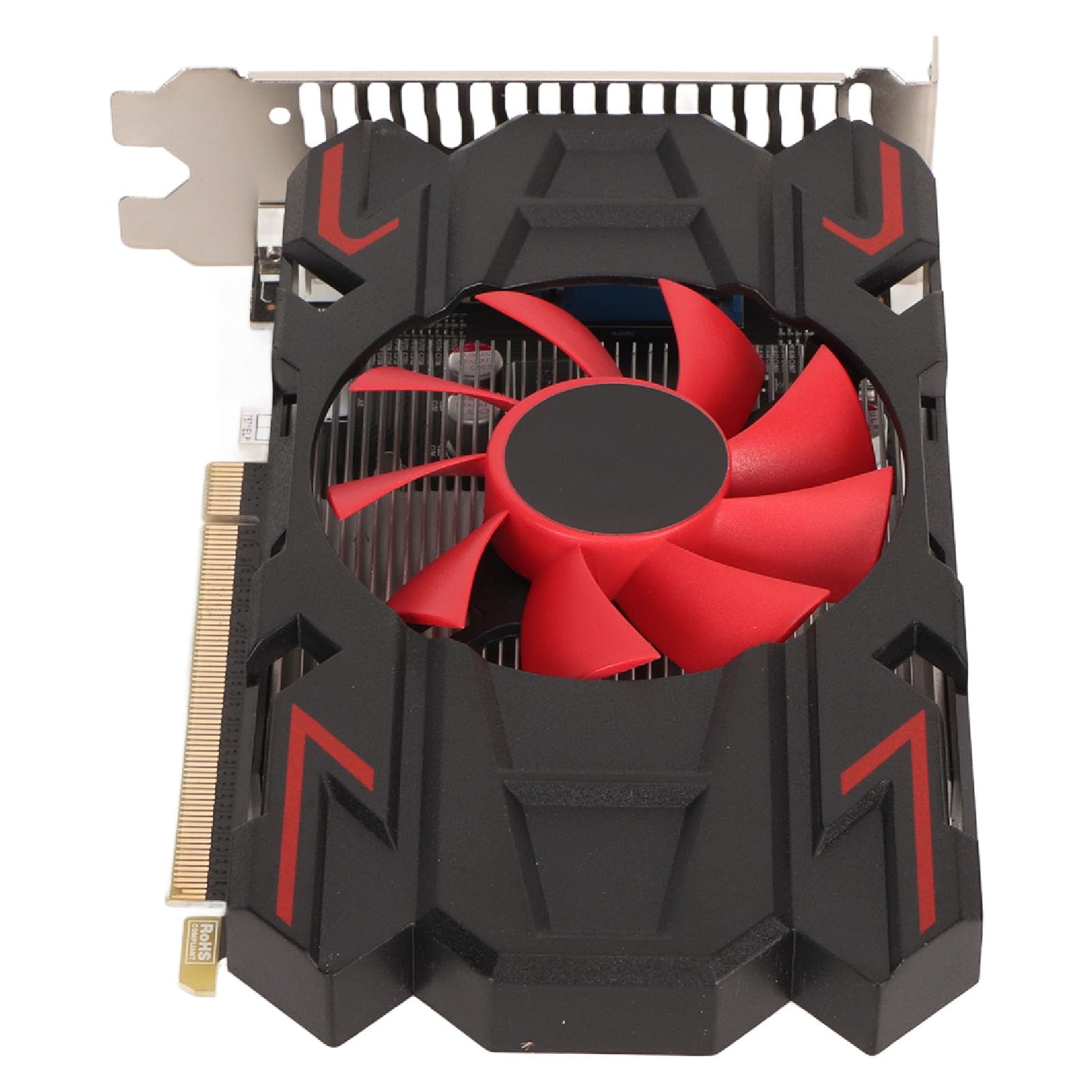 Cuifati Carte Graphique Radeon HD 7670, Carte Graphique GDDR5 4 Go 128 Bits 1800 MHz GPU 2K Carte Vidéo PCI Express 2.0 16X, HDML/DP/DVI pour Accessoires Informatiques de Bricolage