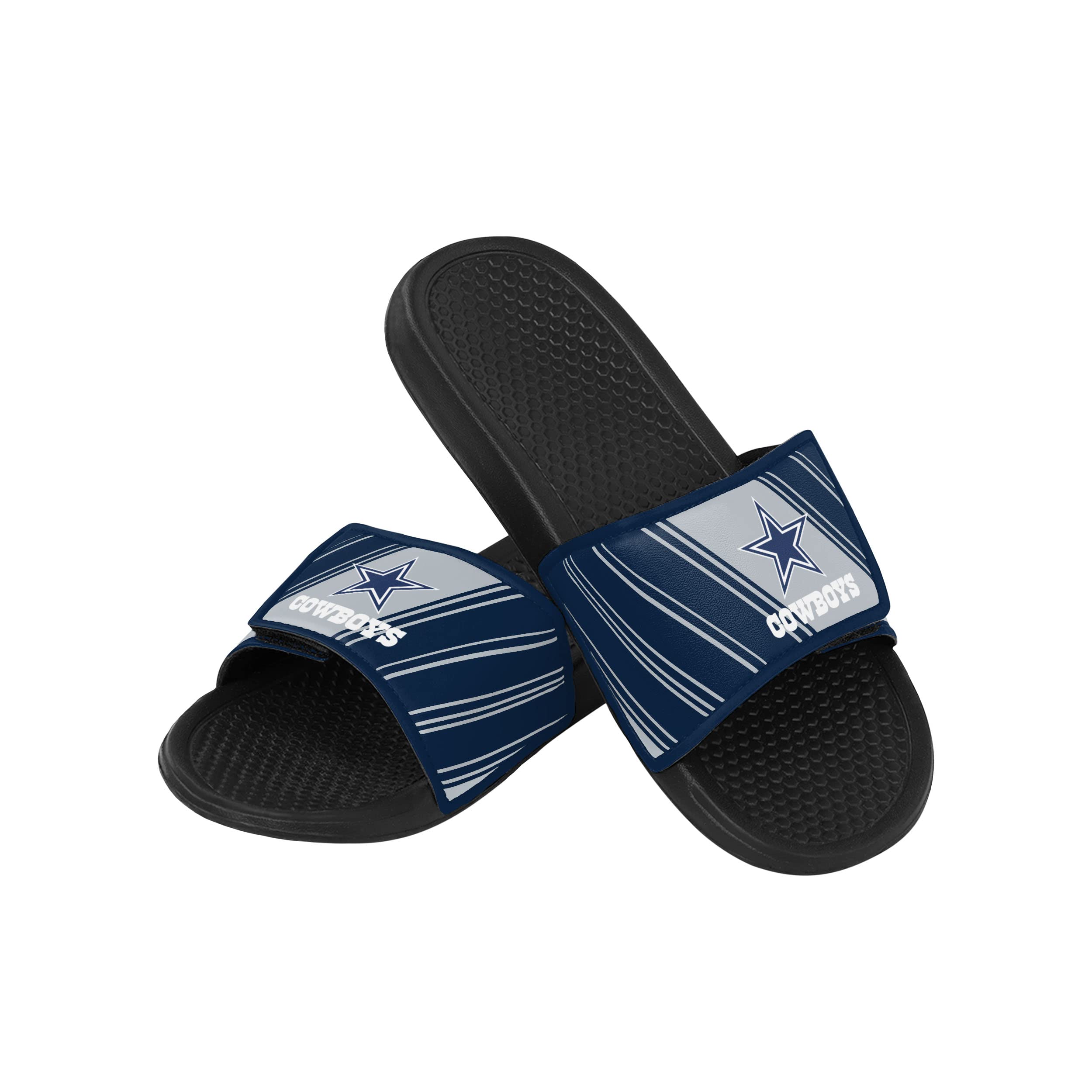 FOCO Herren NFL Team Logo Shower Sport Legacy Slide Flip Flop Sandalen