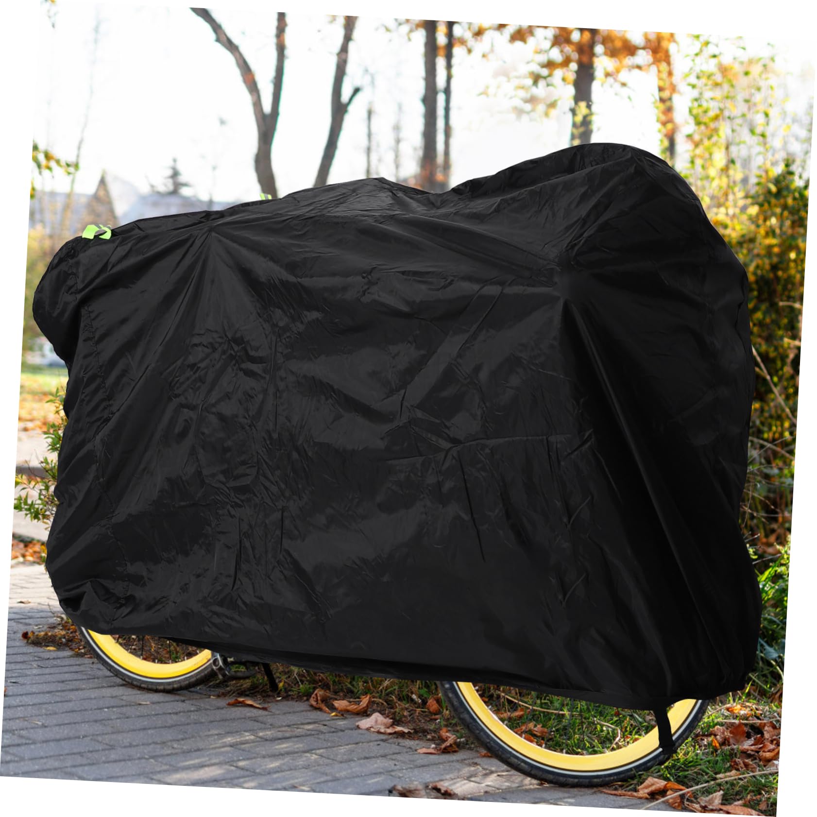 Copertura per Biciclette da Esterno Nero, Oxford Cloth | Protezione Solare e Pioggia, per Mountain Bikes e Bici Elettrica, Adatta a Parcheggi E'aperto