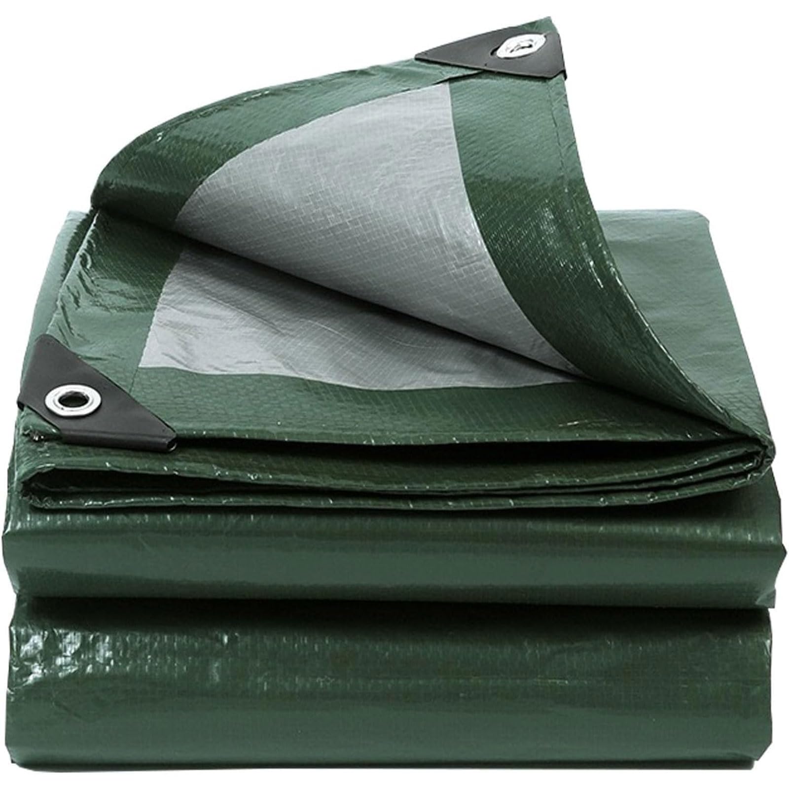 Lona impermeable de PE 100x120 cm con ojales reforzados de 120g para remolque y jardin