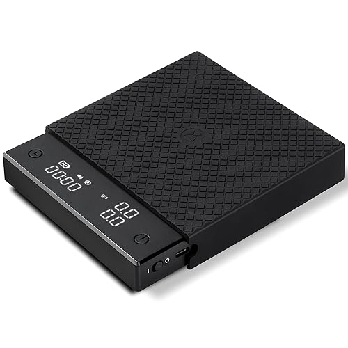 TIMEMORE Exclusiva báscula de café Black Mirror Basic PRO con temporizador, medición de flujo, báscula de café digital con graduación precisa de