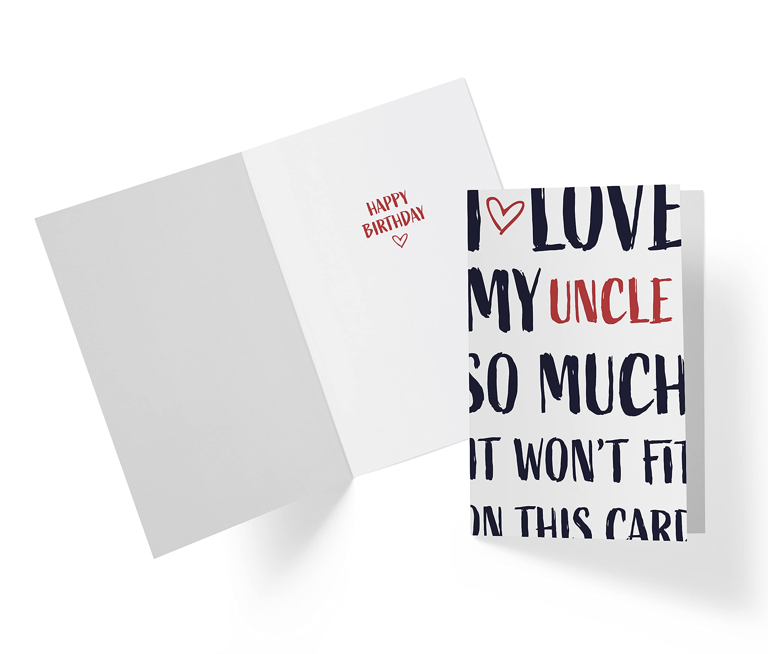 Amazon.com : Sweet and Funny Uncle Birthday Card, Happy Birthday Card For  Him, Single Large 5.5 x 8.5 Greeting Card, Happy Birthday Uncle Cards, Birthday  Card Uncle, Birthday Card For Uncle -