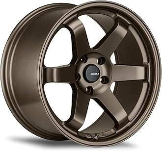 AVID.1 AV-06 Matte Bronze 18x8.5 Custom Wheel – Fits 5x112 Bolt Pattern with +35 Offset – Lightweight Performance Alloy Wheel – Aggressive Street Style & Track-Ready Car Accessories