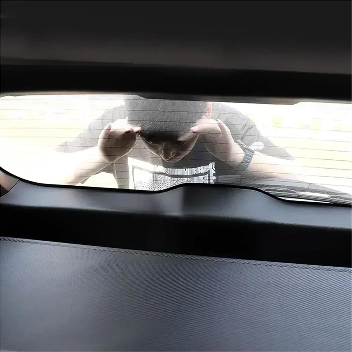 Car Trunk Covers for Mercedes-Benz R Class W251 350 300 2006~2013 Luggage Curtain Shelter Privacy Retractable Cargo Accessories(Grass Green)