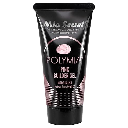 Mia Secret - 2oz POLYMIA Gel Nail Builder - UV Led - Gel constructor - gel transparente constructor