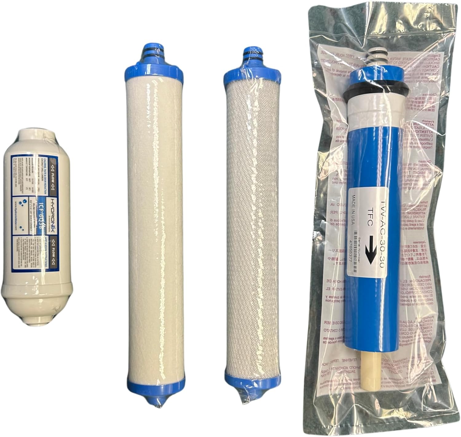 Replacement Filter Set with Membrane for Culligan AC-30 Reverse Osmosis System