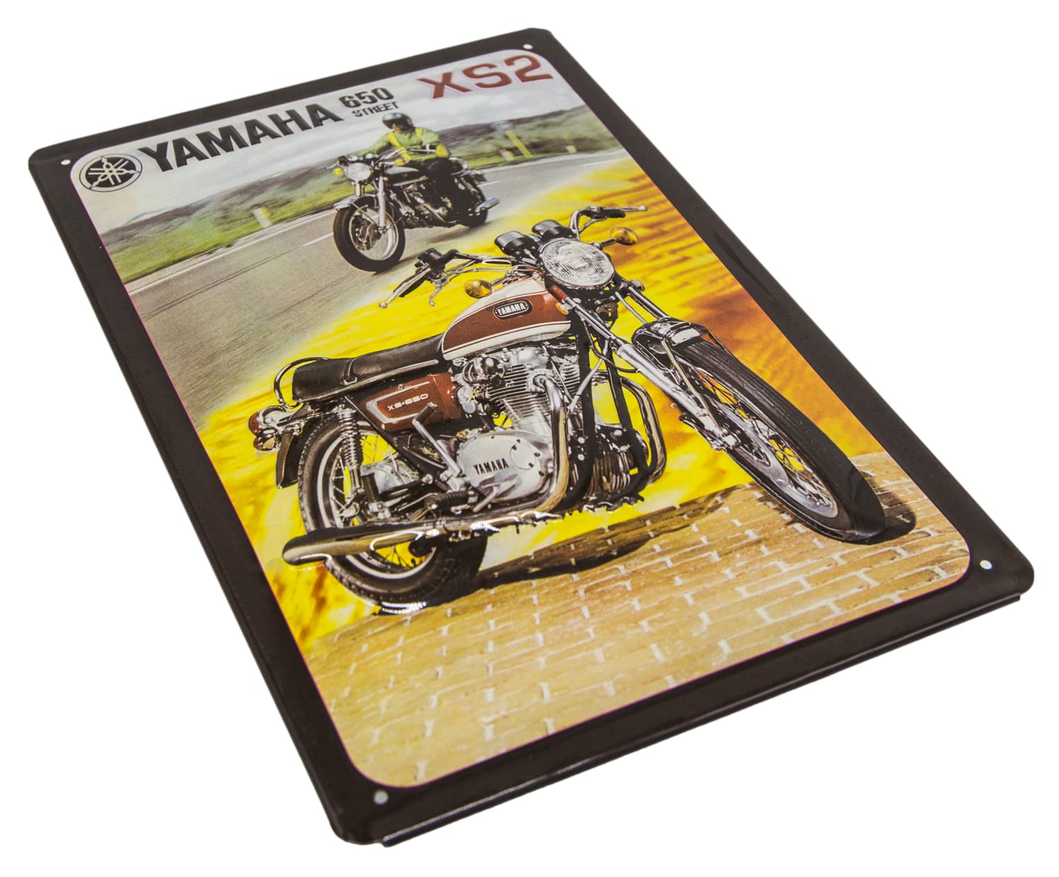 MOTOS CARTEL DE Chapa Garaje Wheelie Motocross Letrero De Metal 20X30