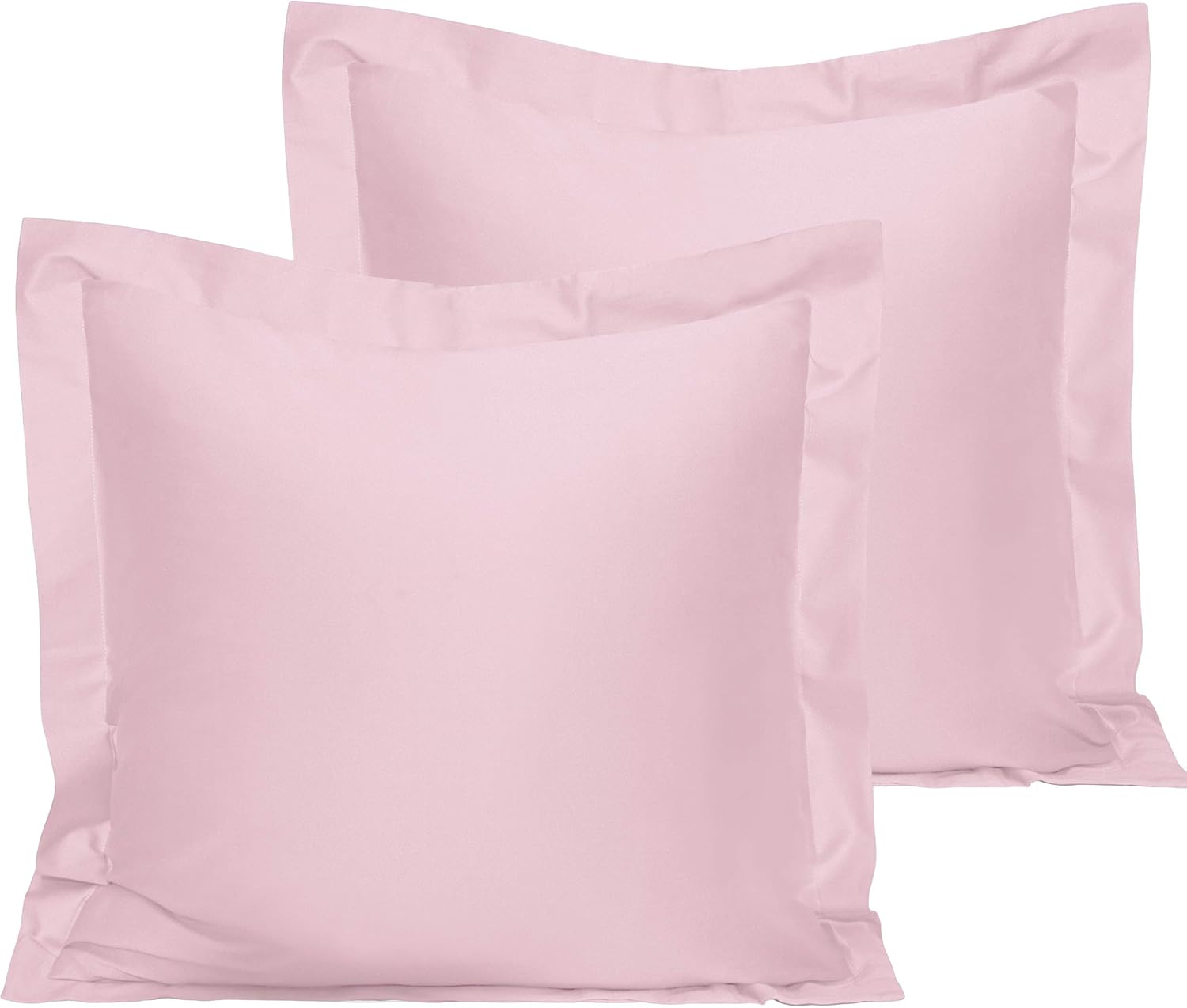 NTBAY Cotton 26x26 Euro Sham Covers 500 Thread Count