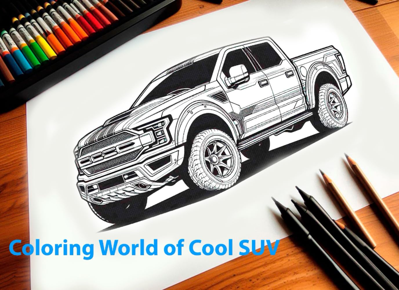 Coloring World of Cool SUV (Coloring pages)