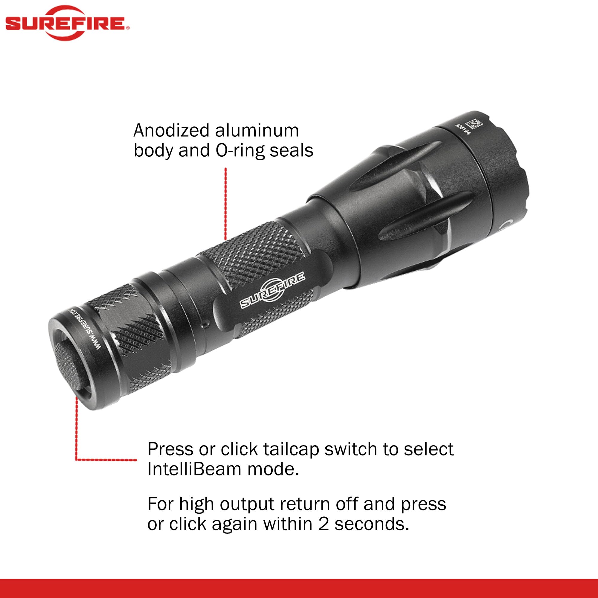 ライト・ランタン SUREFIRE FURY INTELLIBEAM SureFire Fury Intellibeam Flashlight Micro USB Rechargeable