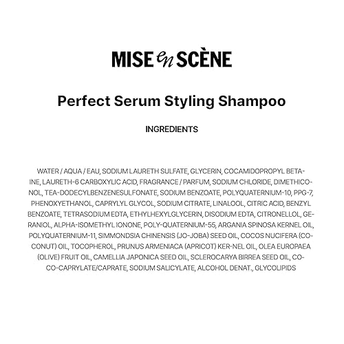 Miniatura 14 de Mise En Scene Perfect Serum - Acondicionador original para cabello dañado, cuidado de nutrientes con aceite de argán, que contiene aceite de semilla