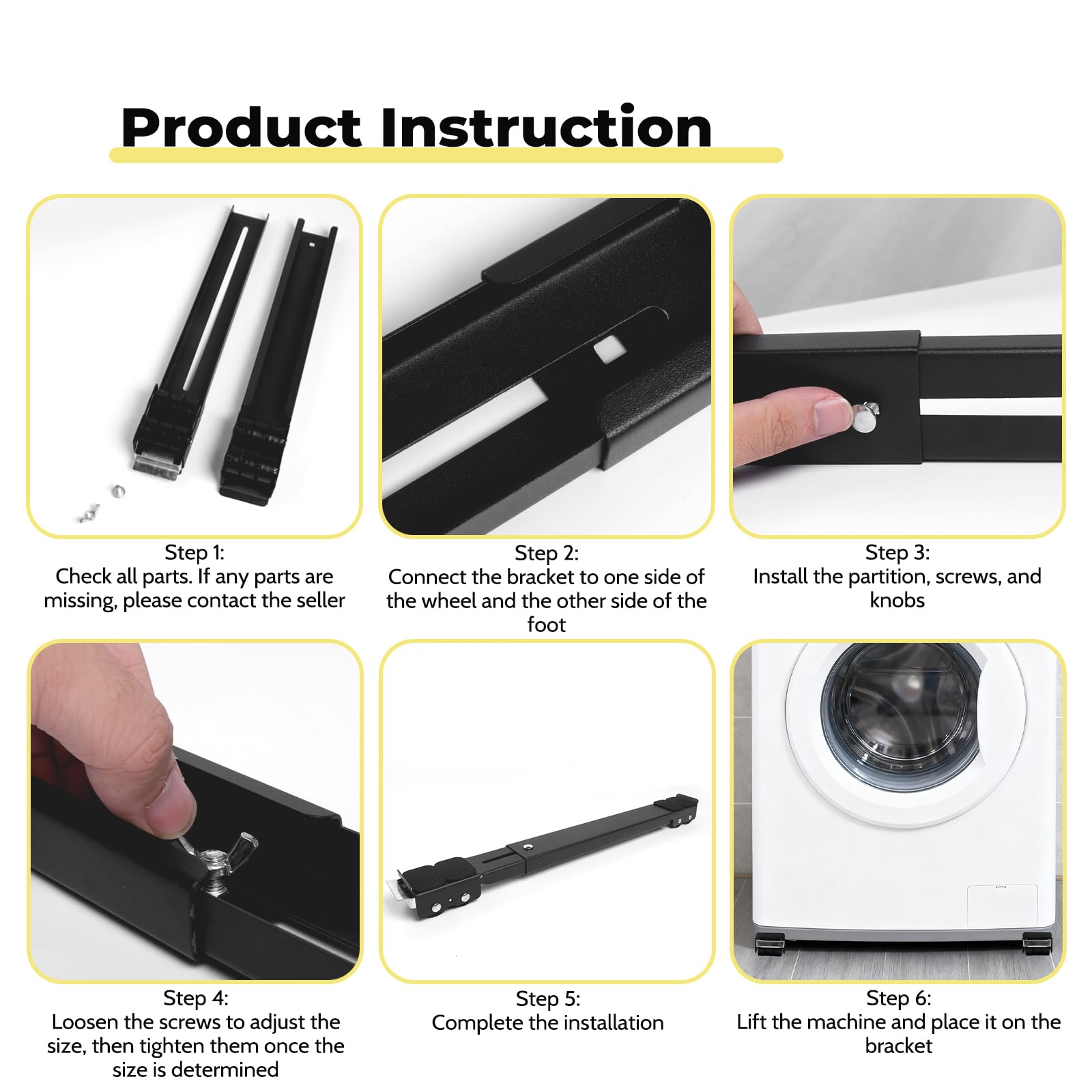 Rodillos para electrodomésticos, 2 ruedas ajustables para muebles