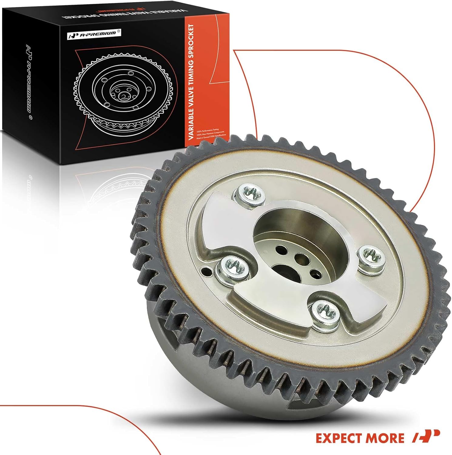 A-Premium Intake Variable Valve Timing (VVT) Sprocket Gear Camshaft Adjuster Compatible with Jeep Compass, Patriot, 2007-2017 & Dodge Journey 2009-2018, Avenger, Caliber & Chrysler 200, Sebring