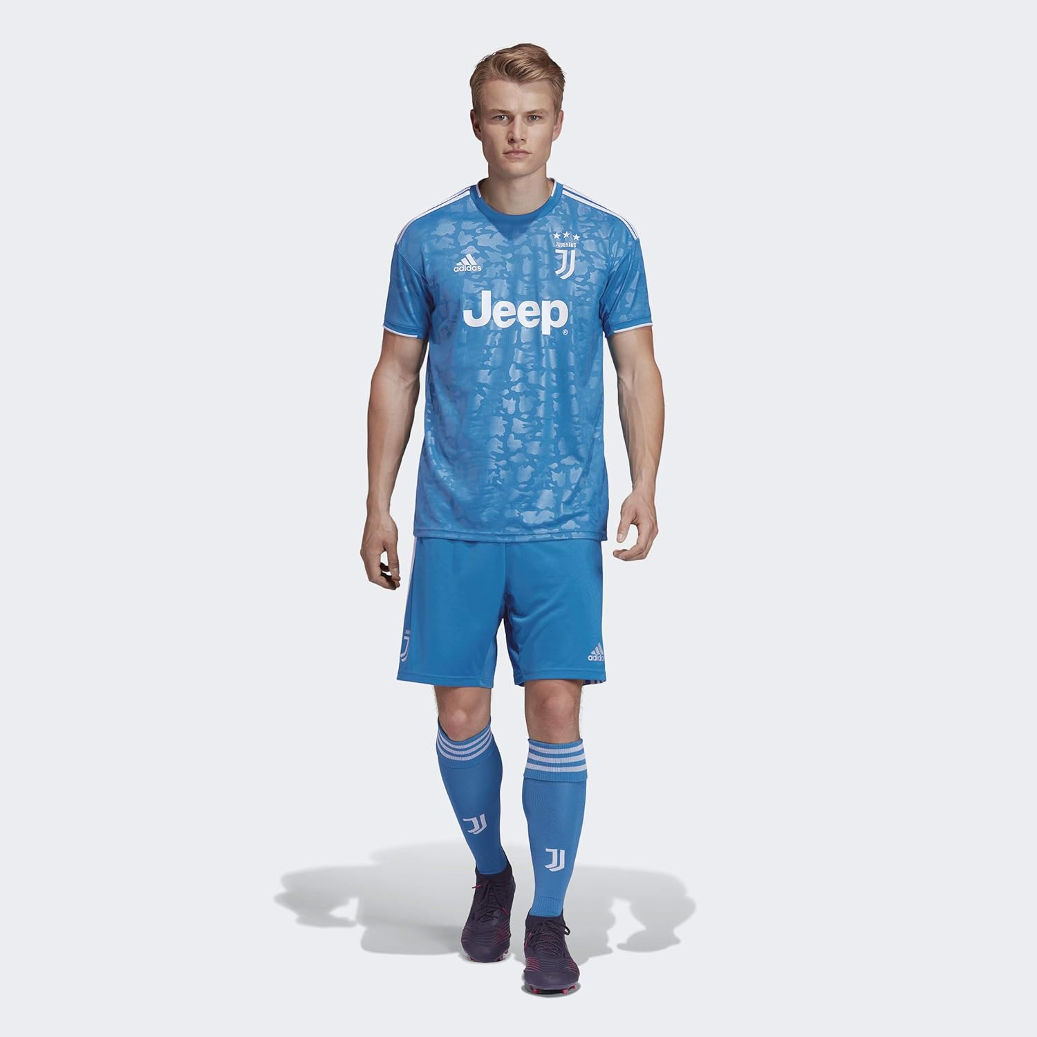 adidas Juventus Third (3rd) Soccer Men's Jersey 2019-20 (XL) Blue