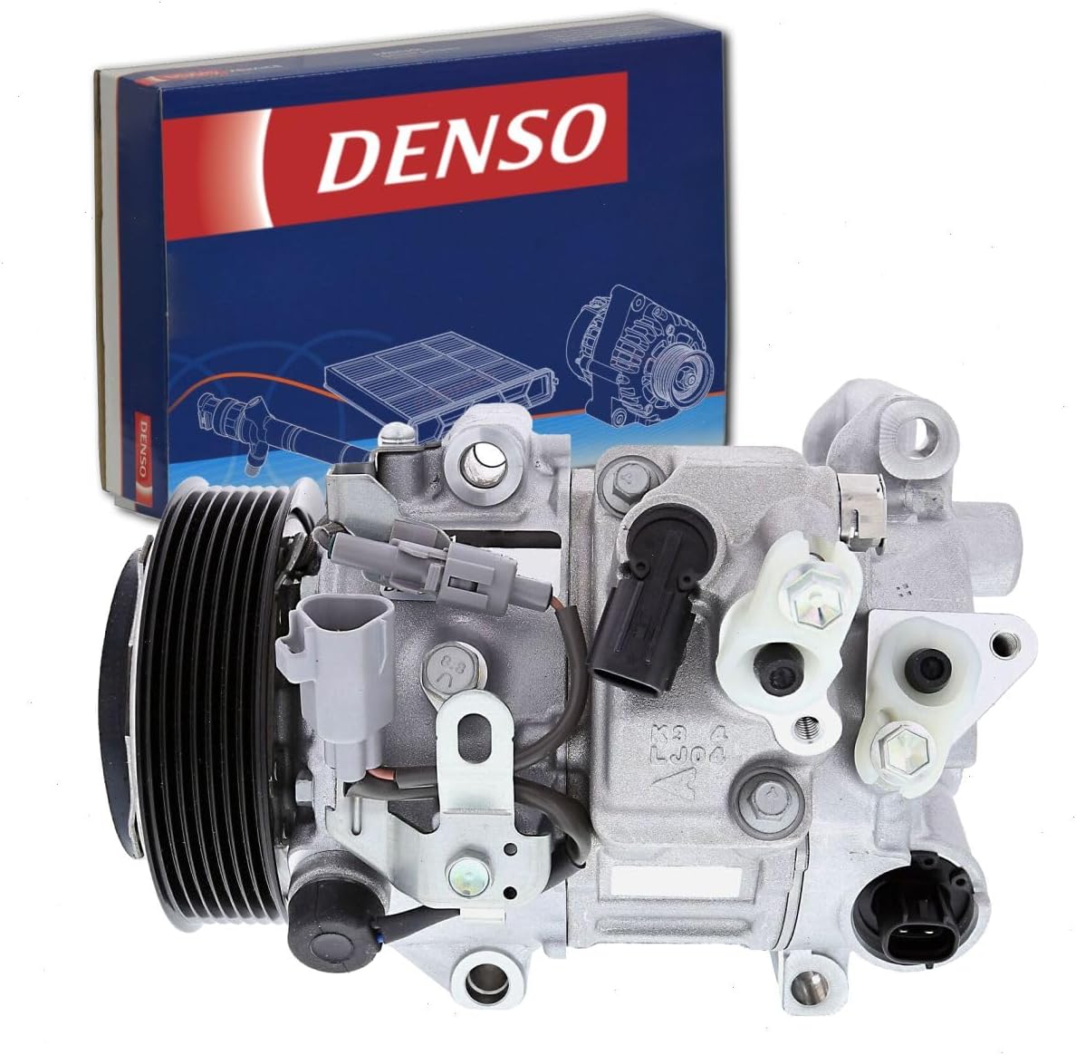 Denso 471-1037 AC Compressor with Clutch