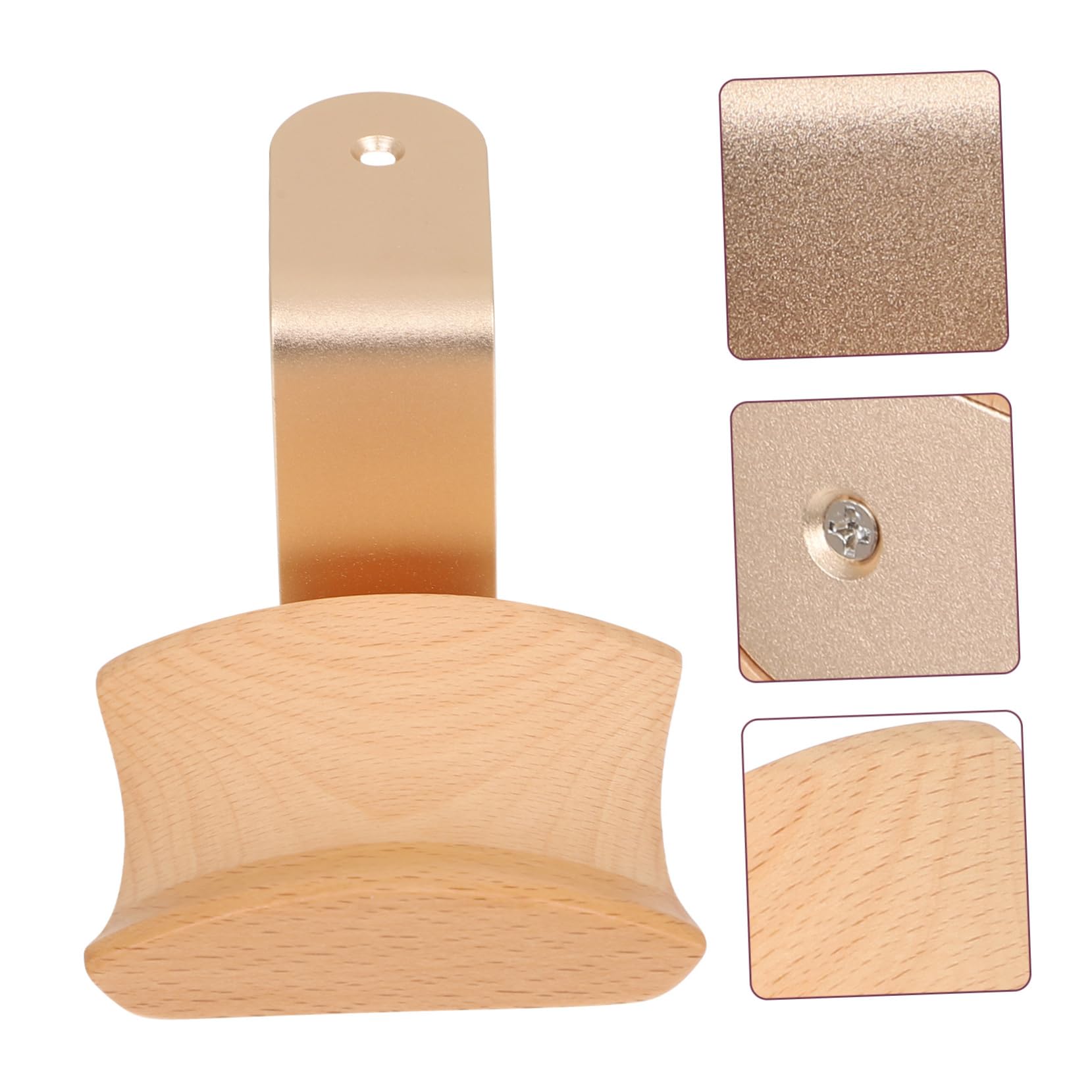 IMIKEYA 4piezas Soporte Para Auriculares De Natural Diseño Moderno Soporte Colgante Para Auriculares Organizador De Escritorio Para Hogar y Oficina