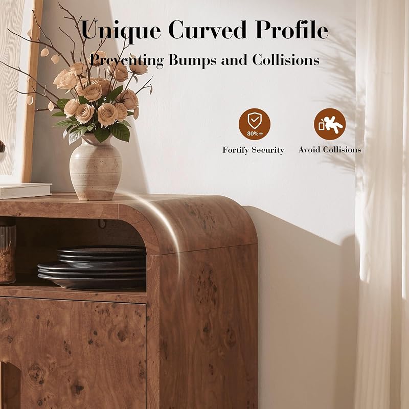 Curved Profile TV Stand for TVs Up to 65" image 3