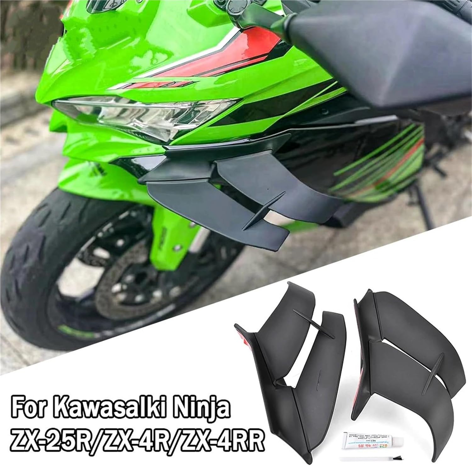 リップスポイラー Kawasaki ZX25R 2020-2024 ZX4R 2023-2024 ZZX-4R ZX