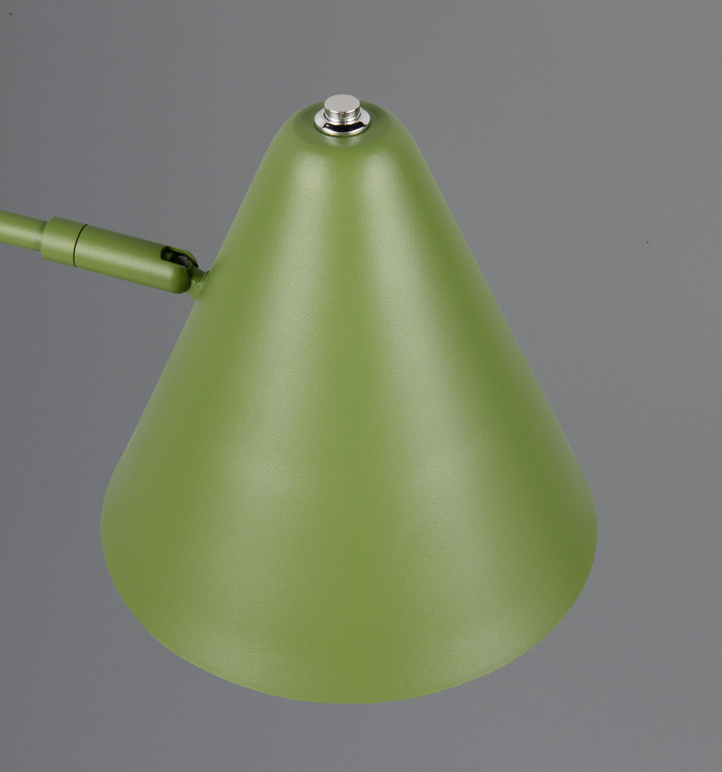 Trio Leuchten Stehleuchte Cosima 463900115, Metall Grün, exklusive 1x E14, flexibles Gelenk