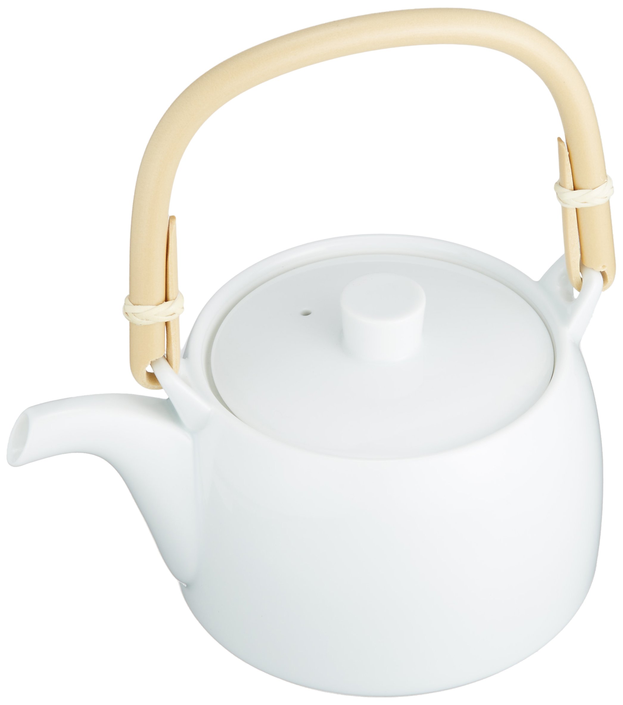 Amazon.co.jp: Hakusan Porcelain Teapot (580ml) White (Approx.) φ11