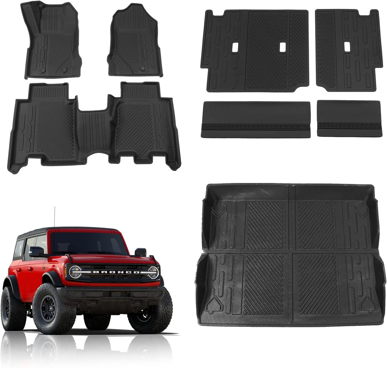 Rongtaod Floor Mats Compatible with 20172024 Jeep Compass
