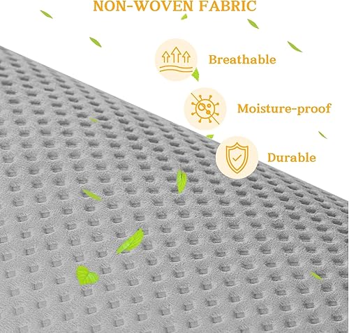 Miniatura 8 de Organizador para colocar sobre la puerta, 5 niveles extra grande detrás de la puerta con 10 bolsillos delanteros grandes y 10 bolsillos de malla,