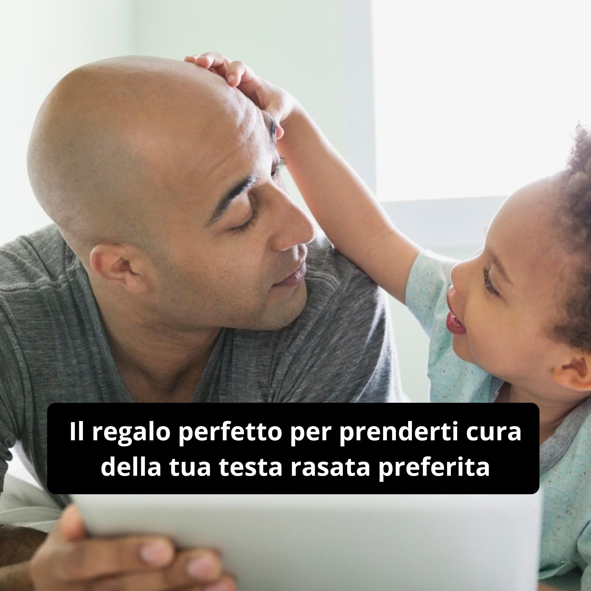 BOTAK Cofanetto Regalo Routine Quotidiana Testa Rasata e Calva | Francese | Detergente equilibrante 99% e Crema Idratante 97% di origine naturale, Vegan, Regalo ideale per Uomo e Papà