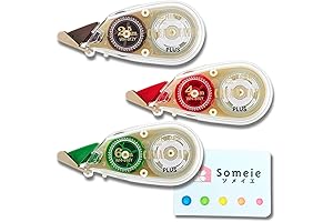 Cream Correction Tape with Sticky Notes