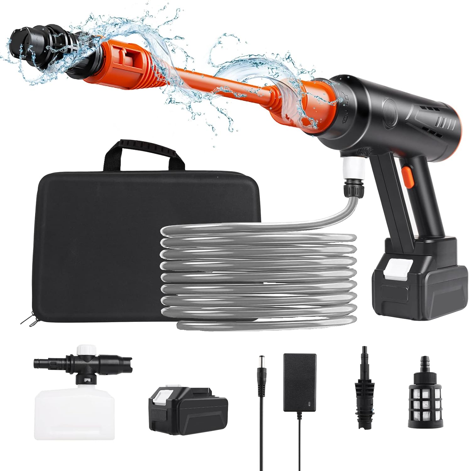Jesskit Cordless Power Washer, 21V 4.0Ah Cordless Nepal Ubuy