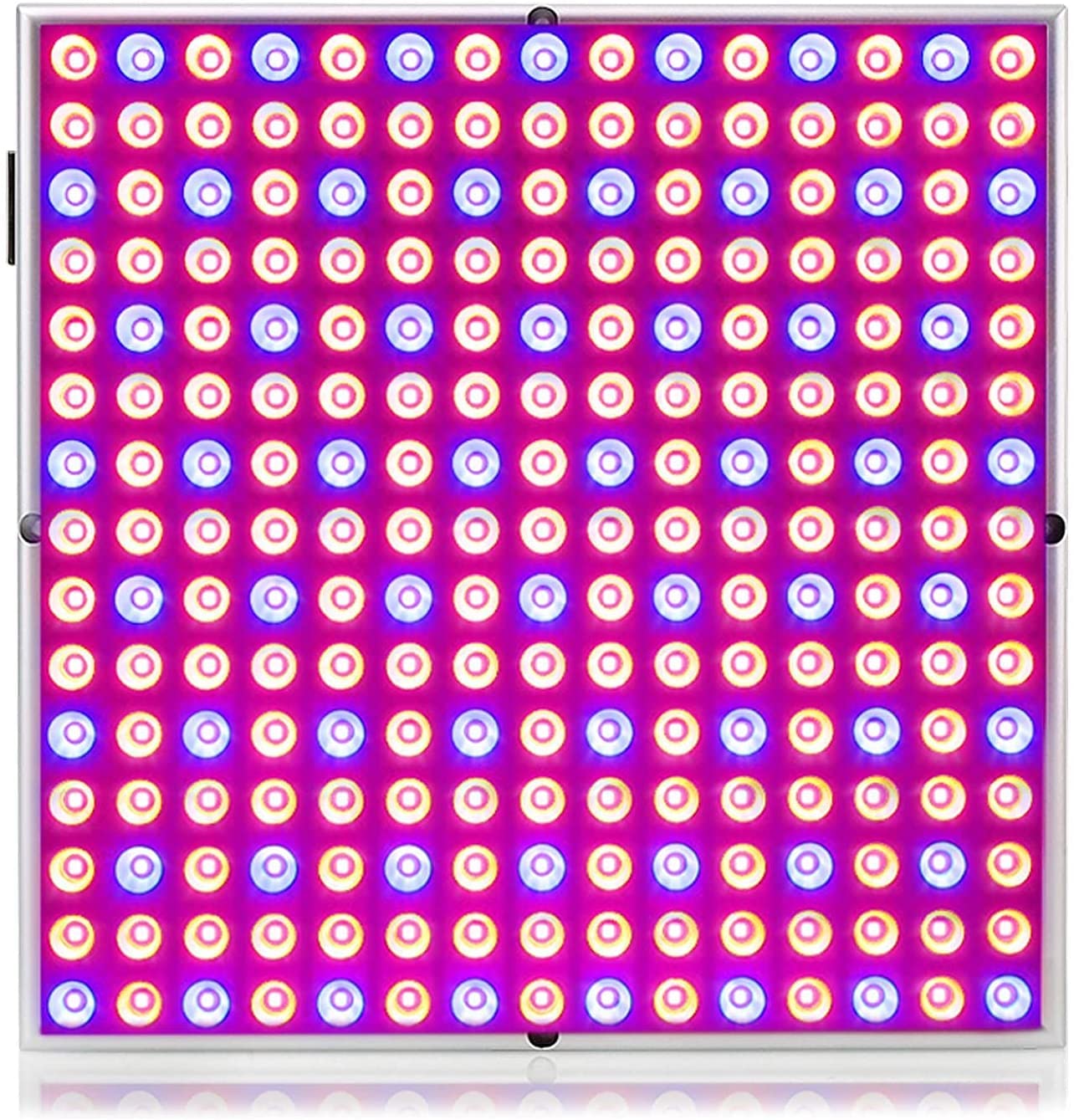 Aufun 2x 45W LED Pflanzenlicht vollspektrum Grow Pflanzenlampe 225 LEDs Rot & Blau LED Pflanzen Wachstumslampe Innengarten Pflanze Wachsen Licht Hängeleuchte, 310 * 310 * 35mm(2 Stück)