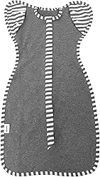 ILuck Saco de enrolar para bebês com braços para cima, cobertores, bolsa de transição, saco de dormir para bebê, 5,9 a 8,6 kg, autocalmante, ajuste confortável, acalma o reflexo de sustos, médio 3-6