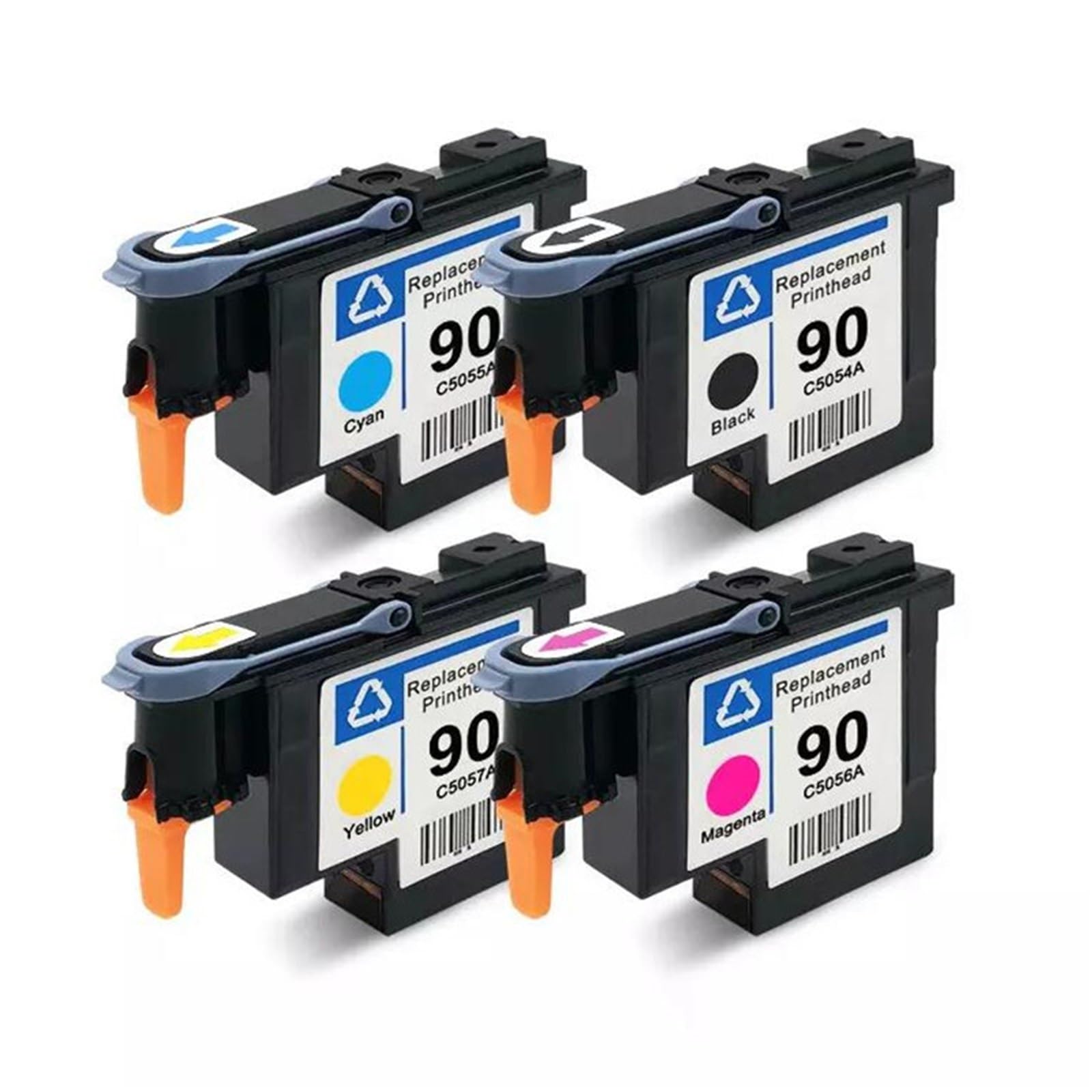 Głowica drukująca C5054A C5055A C5056A C5057A, kompatybilna z HP DesignJet 4000 4000ps 4020 4500 4520, głowica drukująca HP90