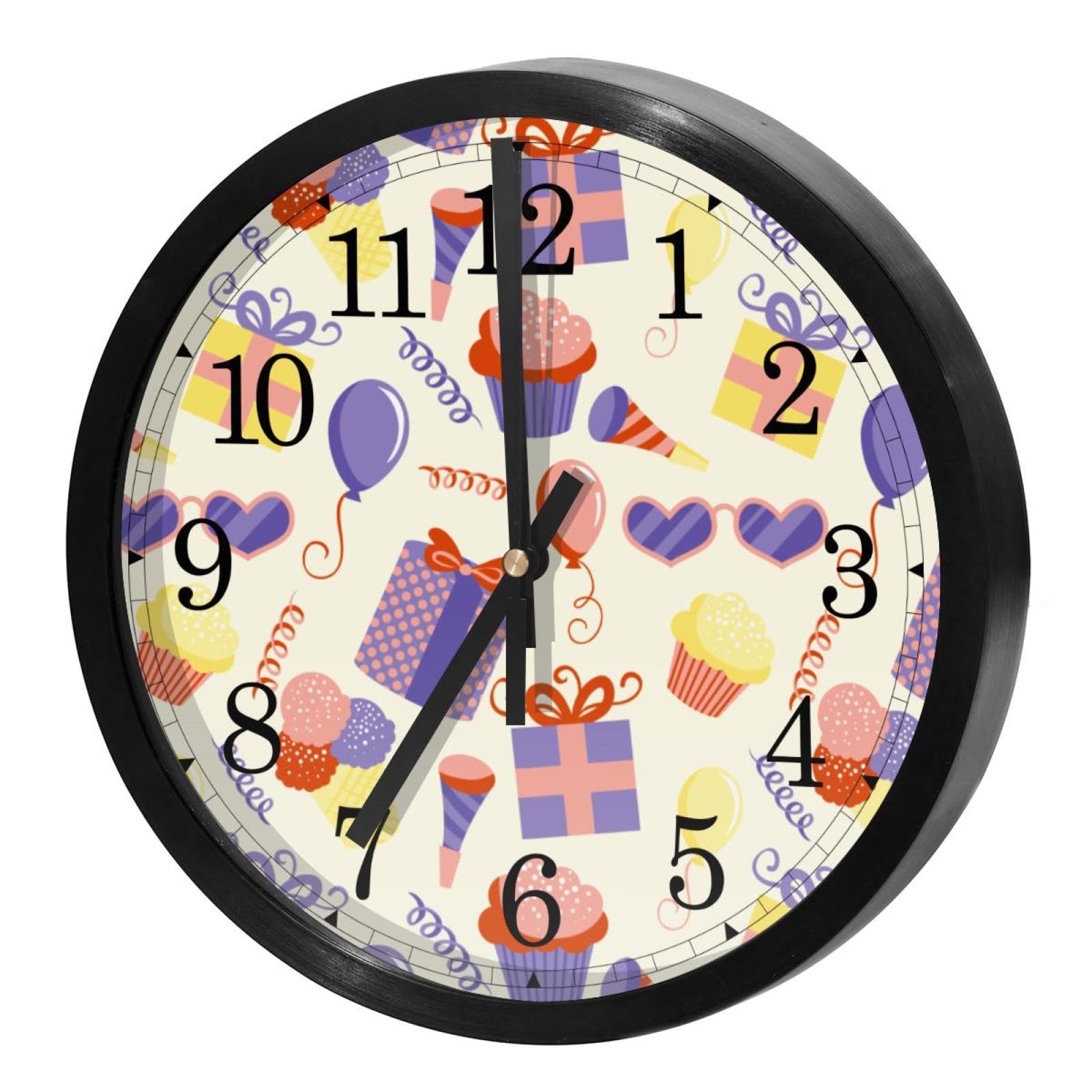 Horloge murale sans bruit à pile pour supprimer les distractions au bureau