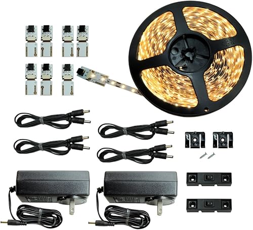 Vista 8 de Inspired LED - Tira de luz - Kit de corte y conexión - Azul superbrillante - 39.5 pies/12M - Tira de iluminación LED - LED regulable