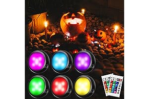 Cordless LED Puck Lights with Remote, Under-Cabinet Wireless Lights