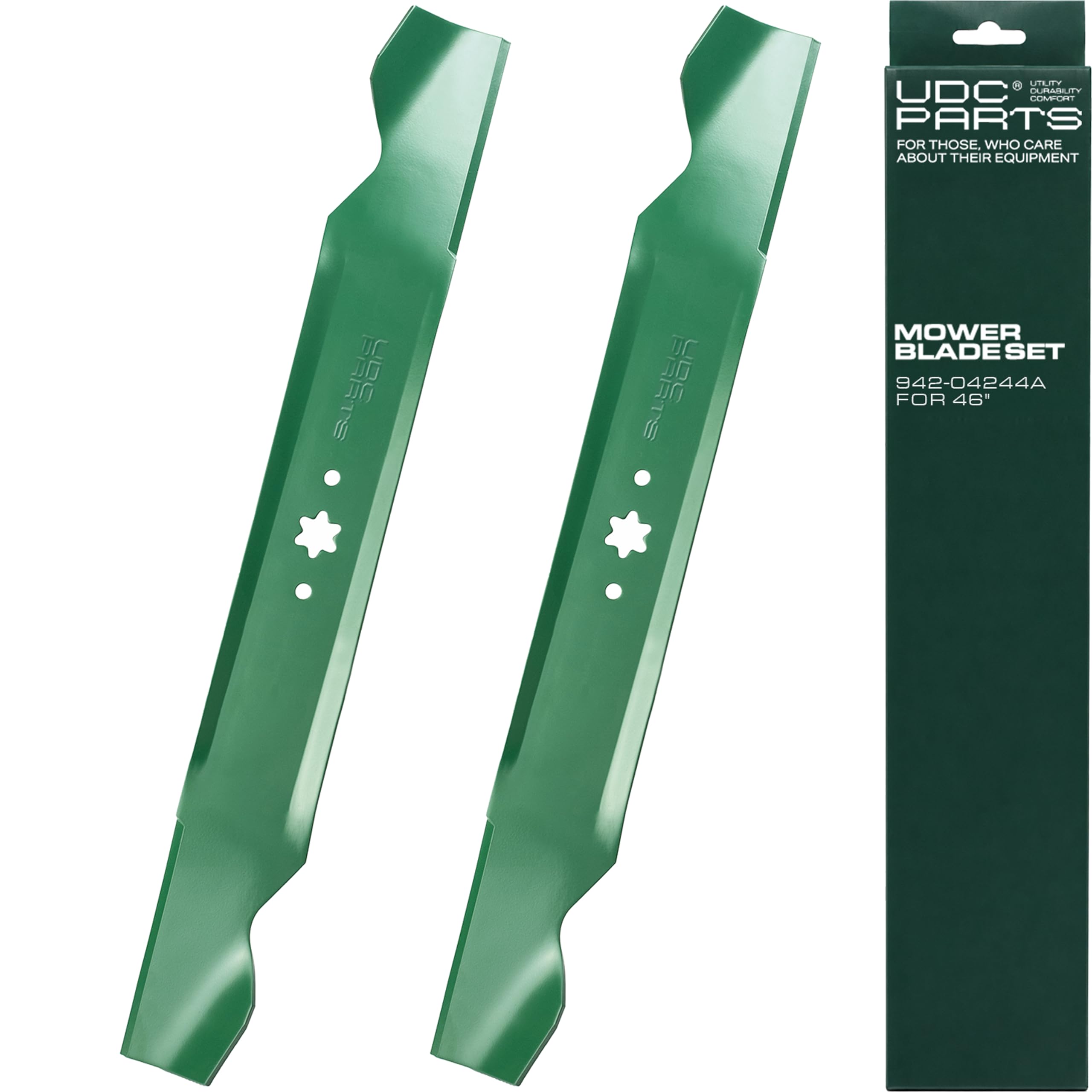 UDC Parts 942-04244A Mower Blades Replacement for Cub Cadet 46 Inch Enduro