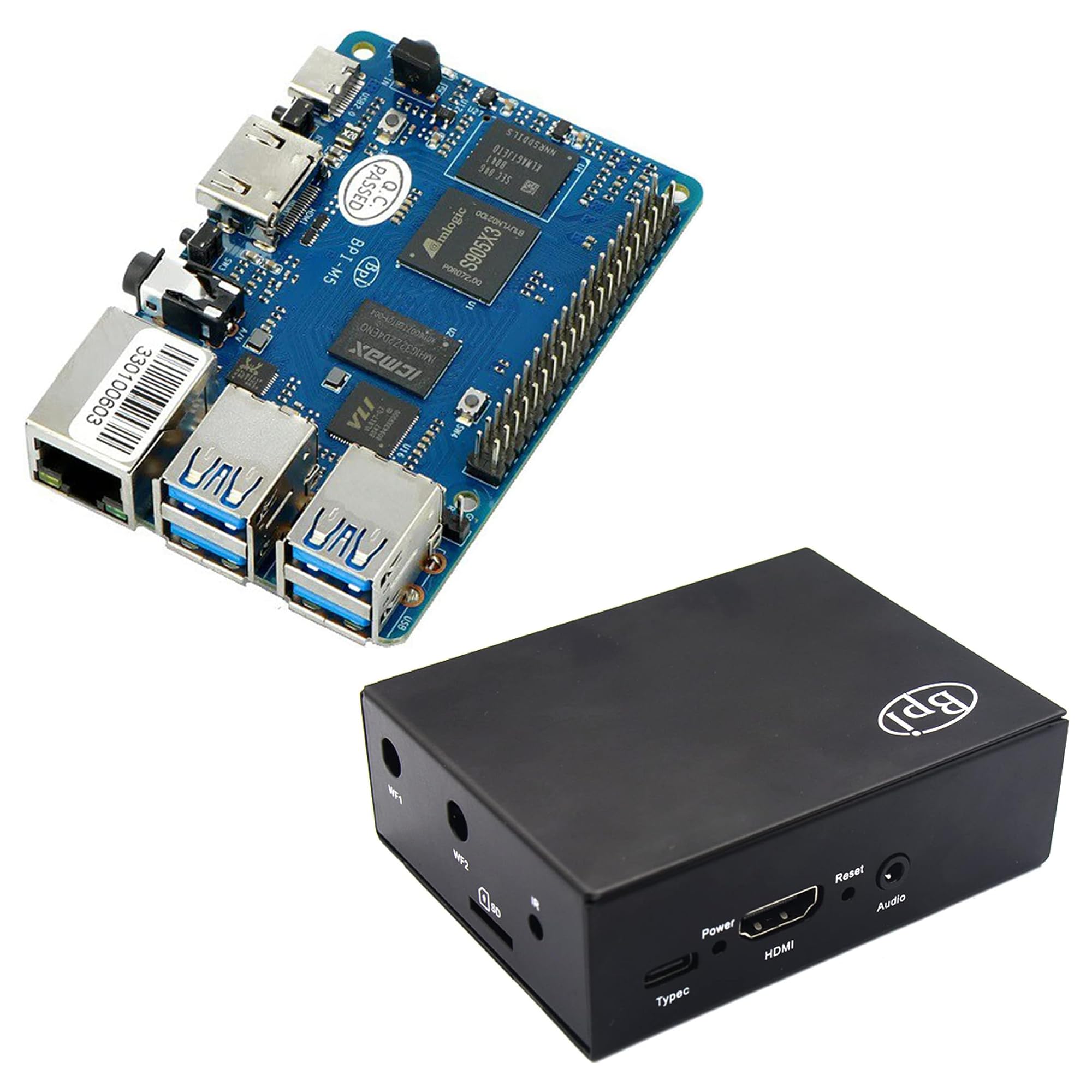 Amazon.com: Banana PI BPI M5 Single Board Computer with Metal Case