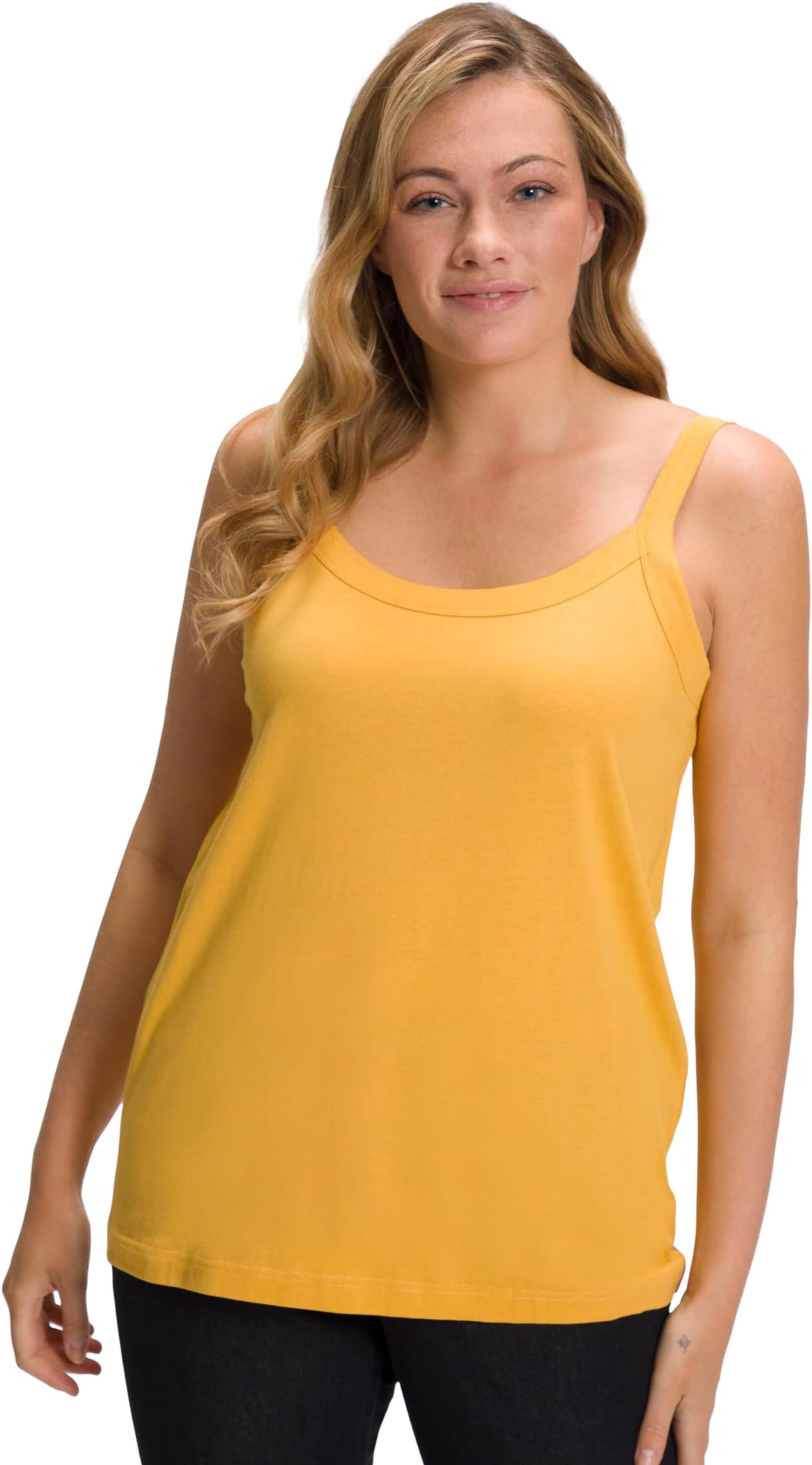 Ulla PopkenWomen's Basic Top, Spaghetti-träger T-Shirt