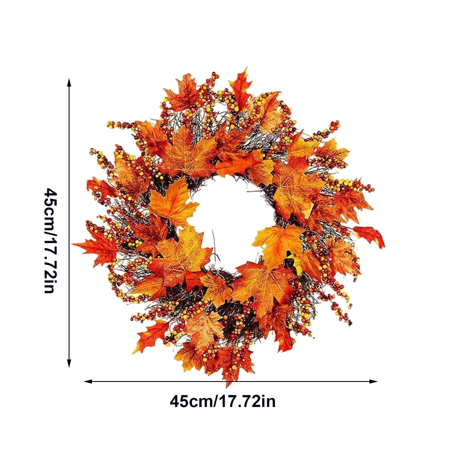 Ghirlanda Autunnale Rustico Esterno Raccolto