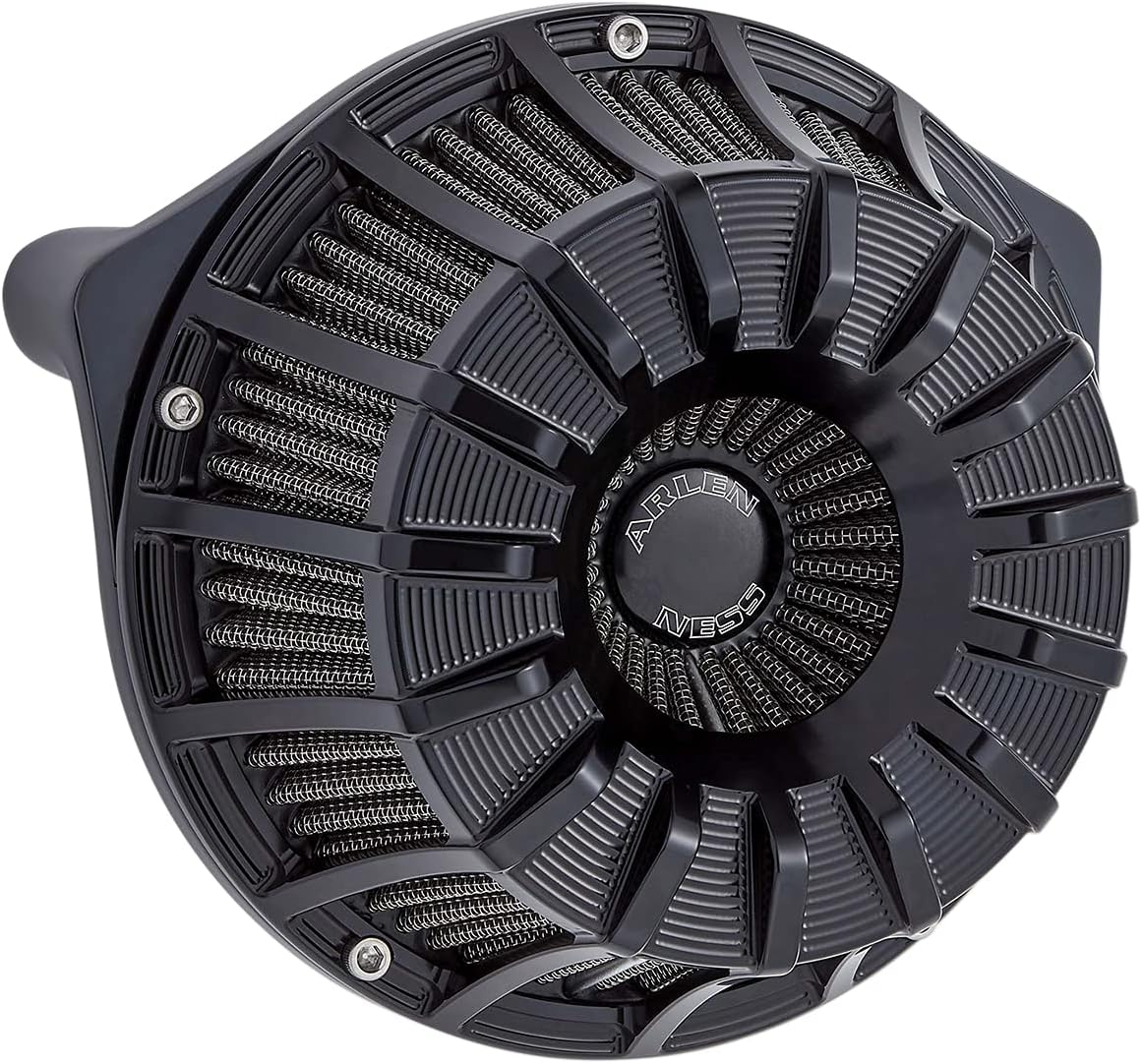 Arlen Ness 18-997 Inverted Series Air Cleaner Kit - 15-Spoke - Black