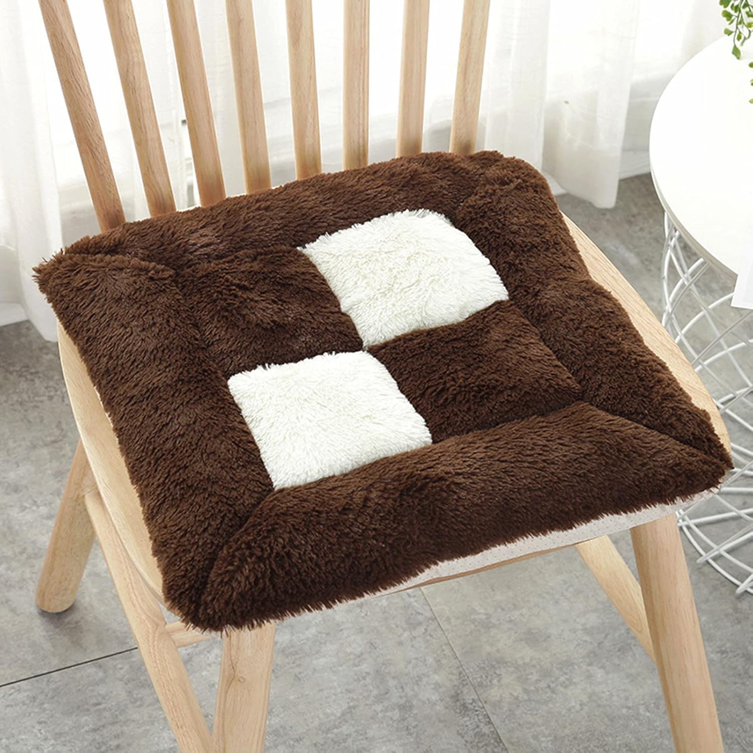 Coussin de chaise pour planchers bois franc fini les fesses plates