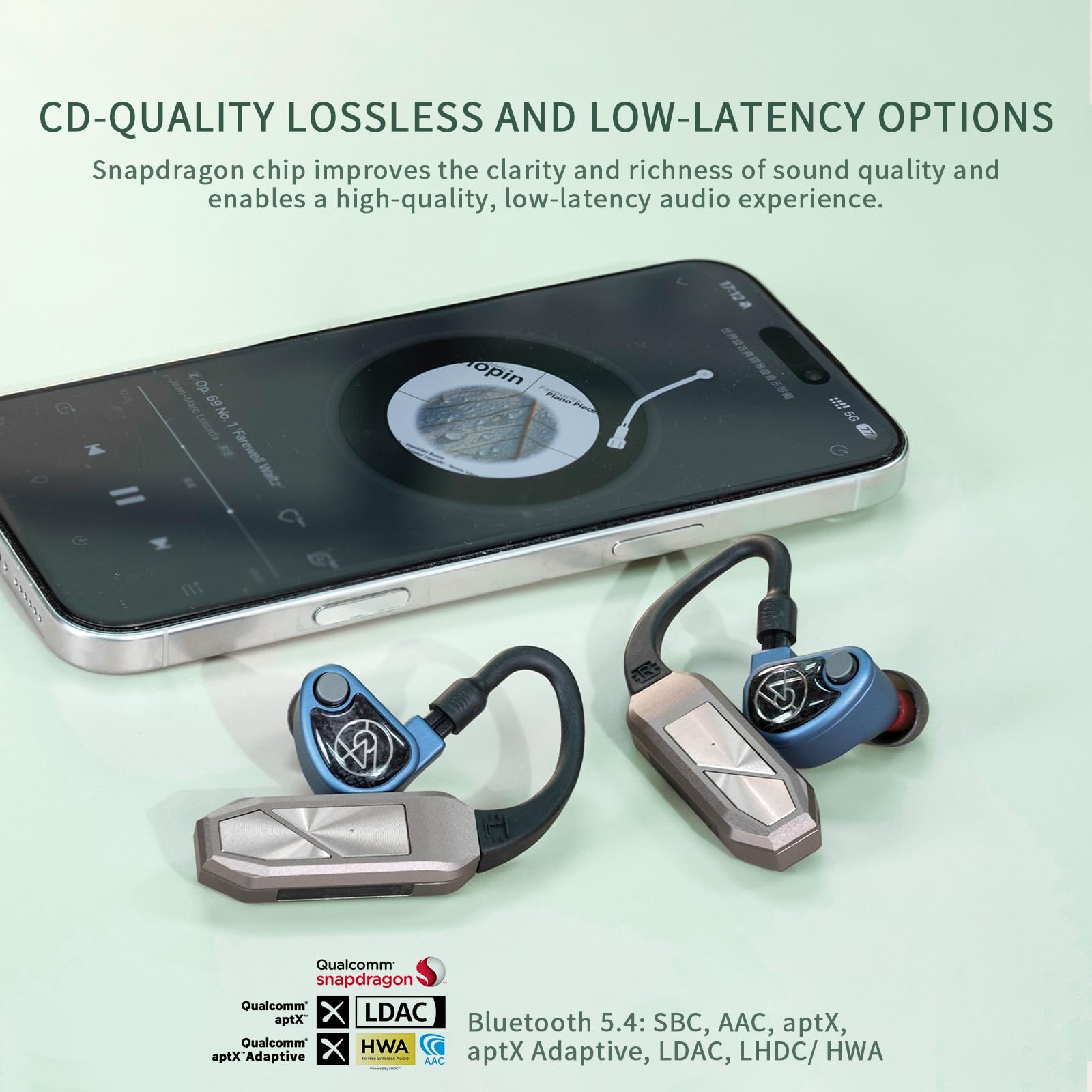 iFi GO Pod Max DAC portatile TWS Bluetooth 5.4 ad alta fedeltà per IEM LDAC aptX Lossless K2HD 35H UVC ricarica rapida