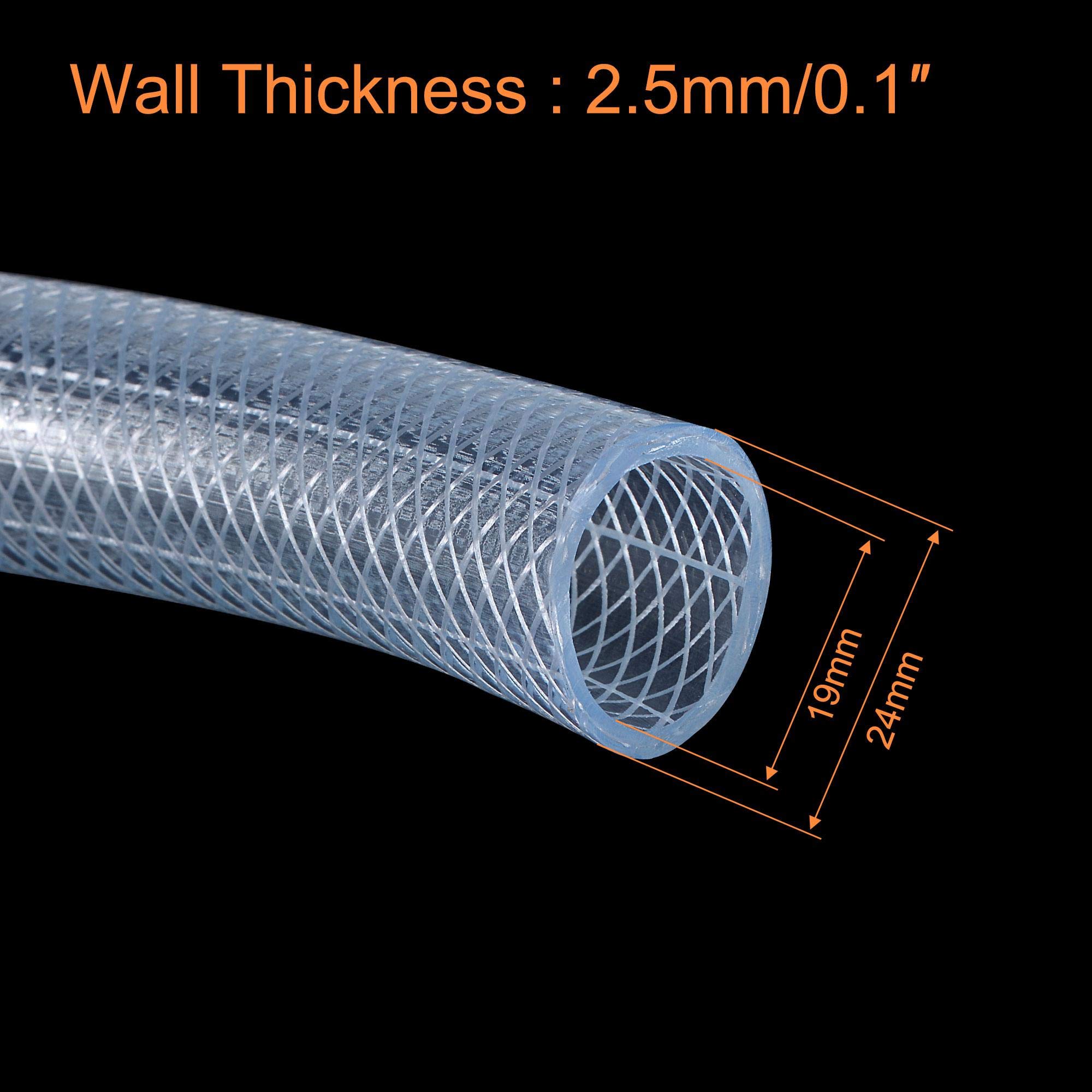 Tuyau PVC Tressé 19mm/24mm - 1,5m - Flexible Pour Eau Jardin