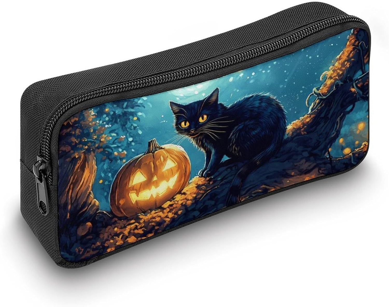 Halloween Cat Travel Cosmetic Bag Makeup Bag image 4