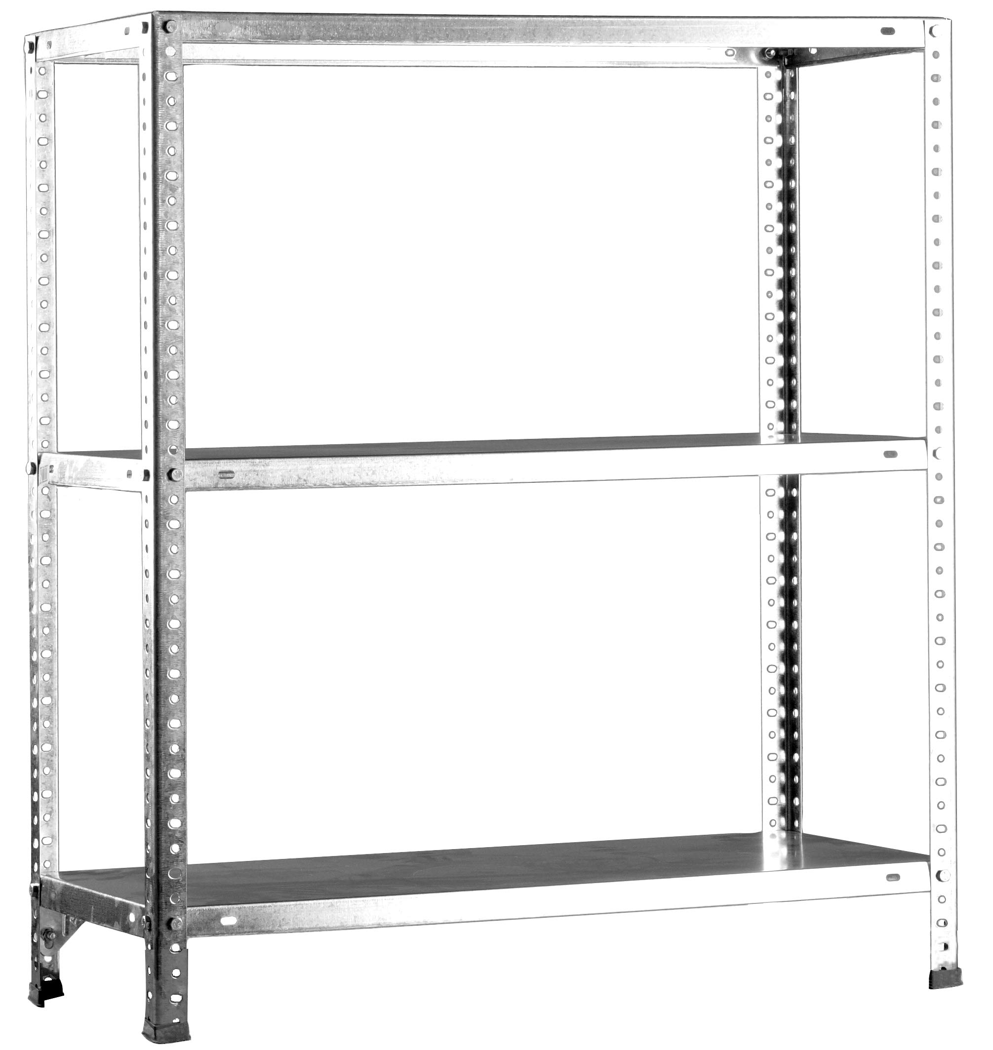 Simon Rack Estanteria Metalica 900x900x300 mm, 3 Baldas, 75 kg de Punto Flexión, con Tornillos, Estantería Almacenaje, Galvanizado - Advantage