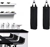 Vista 7 de Bolsa de basura de malla para bolsas de plástico, dispensadores, 2 unidades, plegables, colgantes, bolsas de basura, organizador de reciclaje