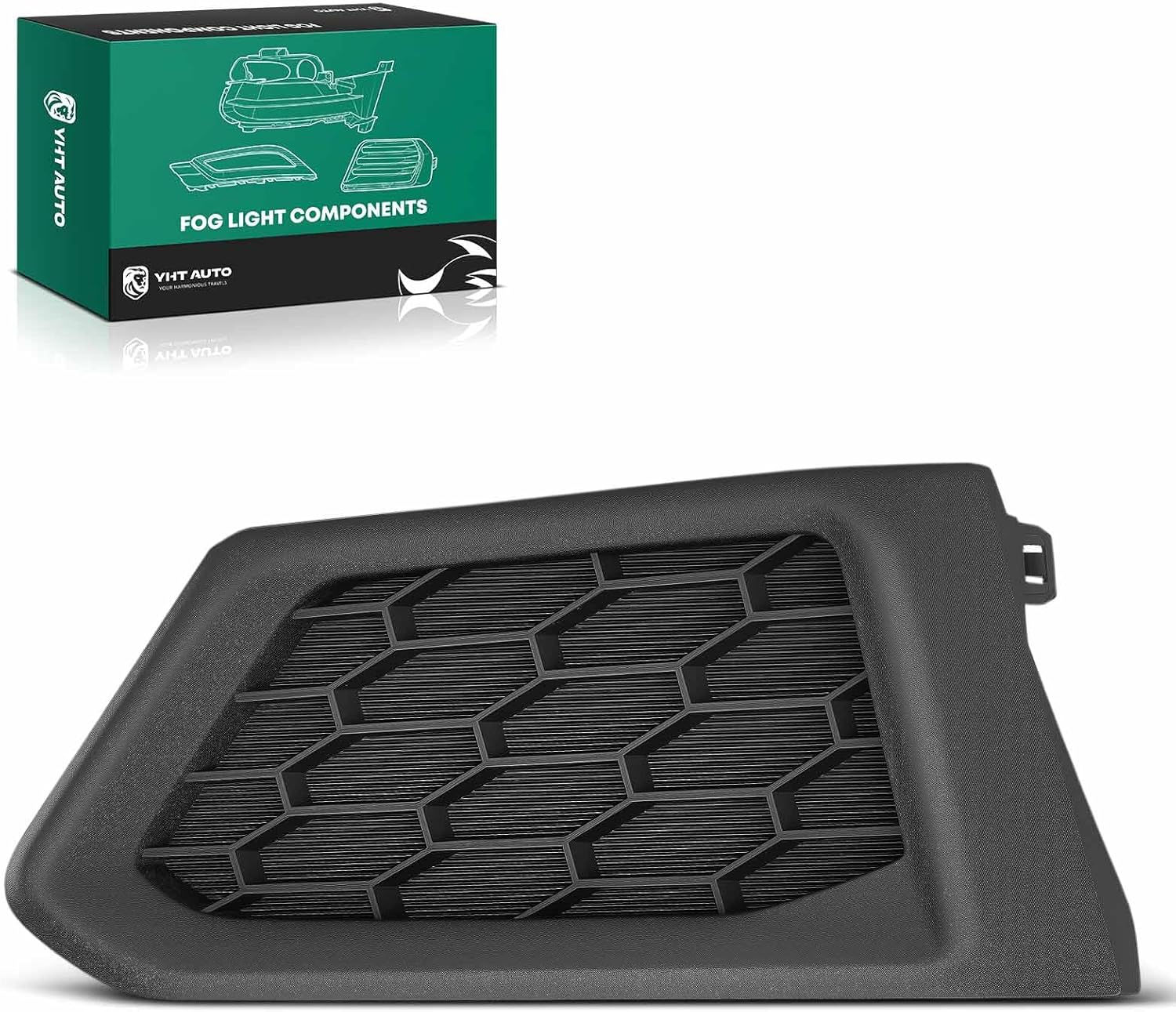 YHTAUTO Fog Light Cover Fits Nissan Altima 2019-2022 2.0L 2.5L, Front Bumper Fog Light Bezel Trim Left Driver Side