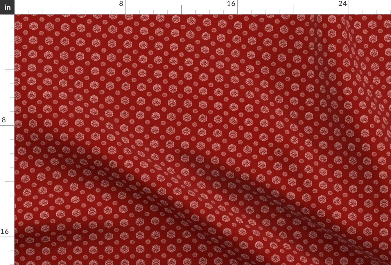 Spoonflower Fabric - Burgundy Dice Gaming Dragons Red Printed on Minky Fabric by The Yard - Sewing Baby Blankets Quilt Backing Plush